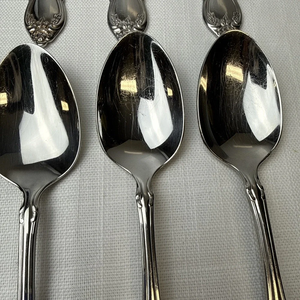 Oneida Stainless‎ Plantation Teaspoons Spoon Community Flatware Set of 10